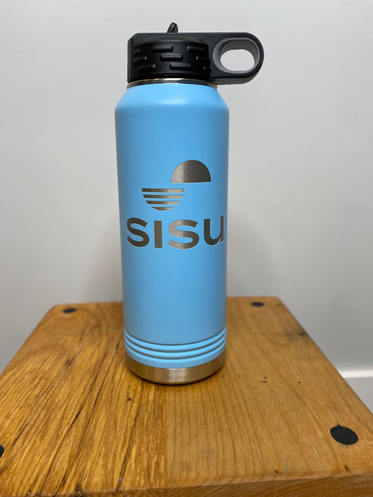Sisu Light Blue Polar Camel Water Bottle